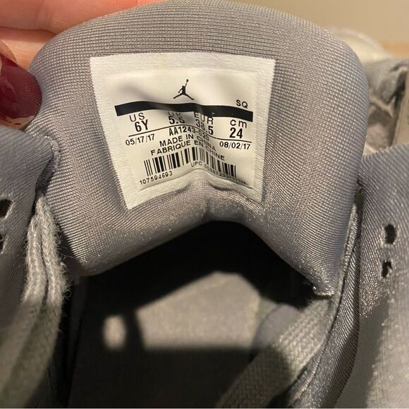 Jordan 3 Retro Premium Heiress Metallic Silver GS6/ W7 - Picture 7 of 9